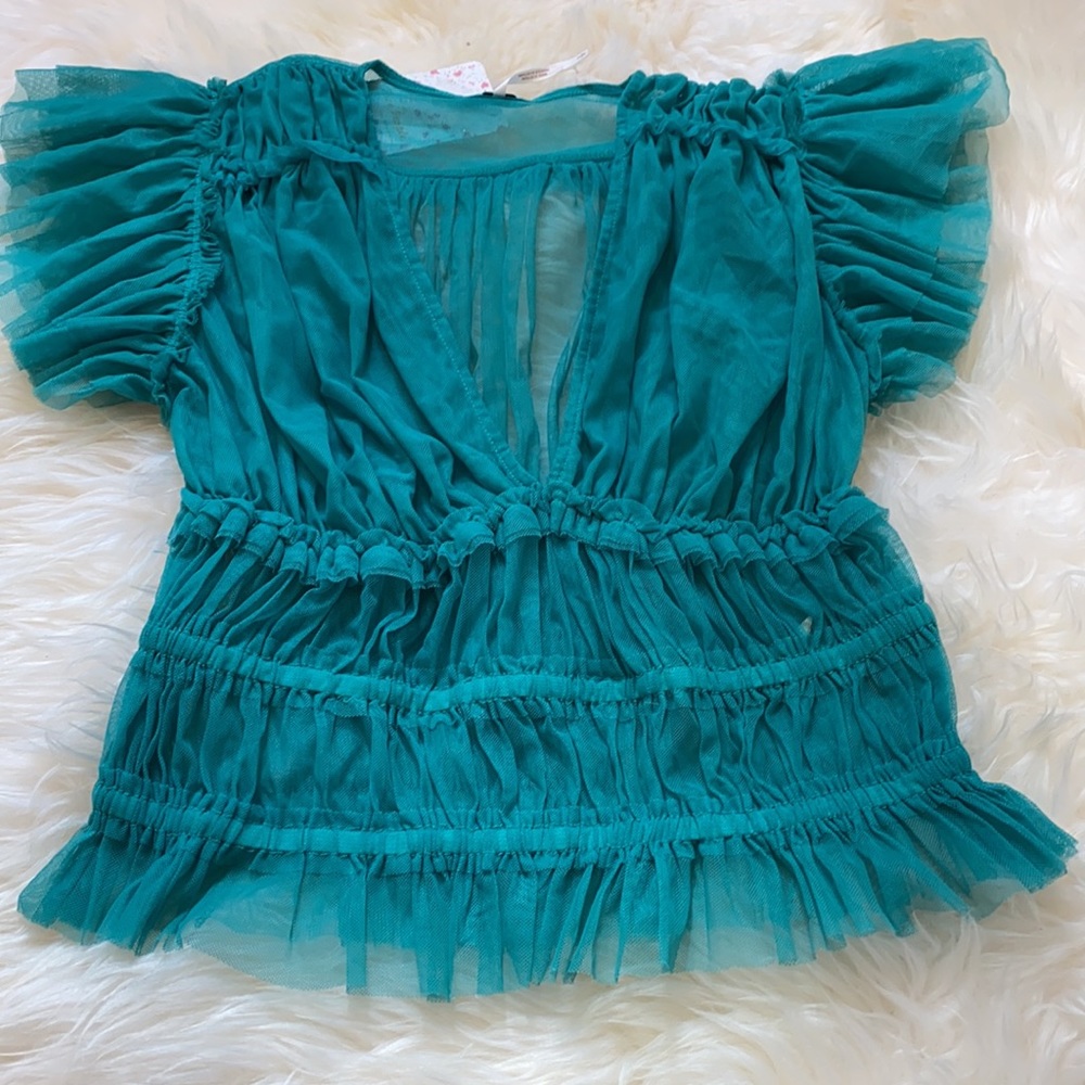 Free People Making Me Smile Crop Top. M - Picture 4 of 9